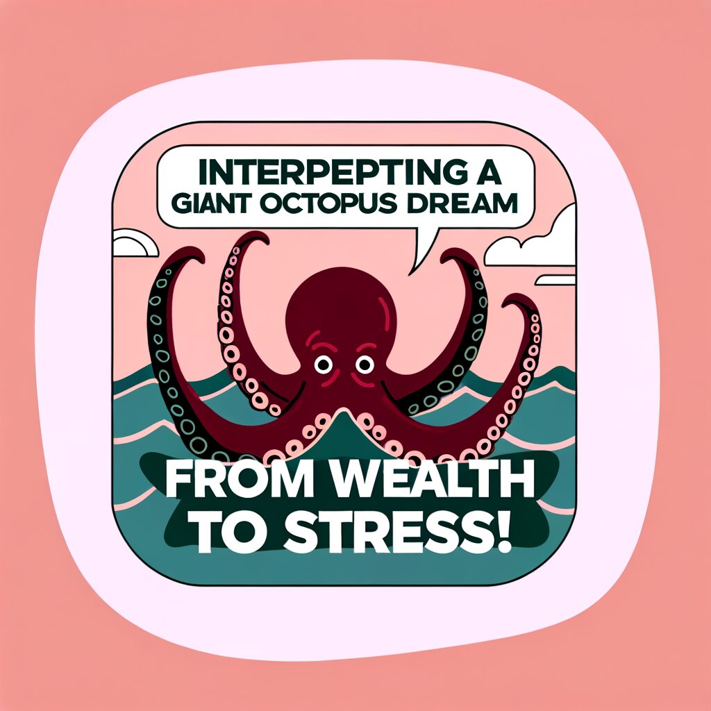 대왕 문어 꿈 해석: 재물운부터 스트레스까지!