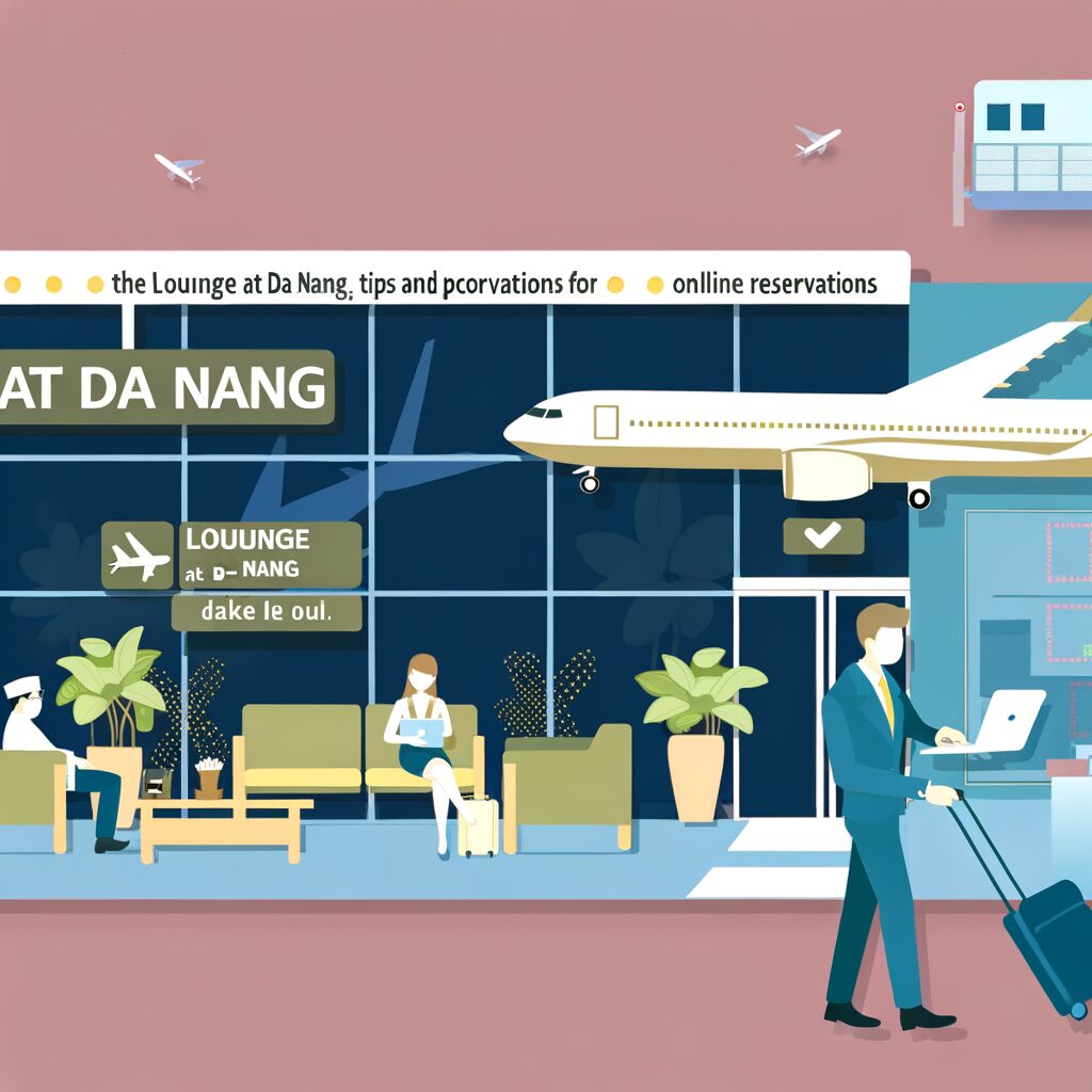 다낭 공항 라운지, 온라인 예약 꿀팁 및 유의사항 안내