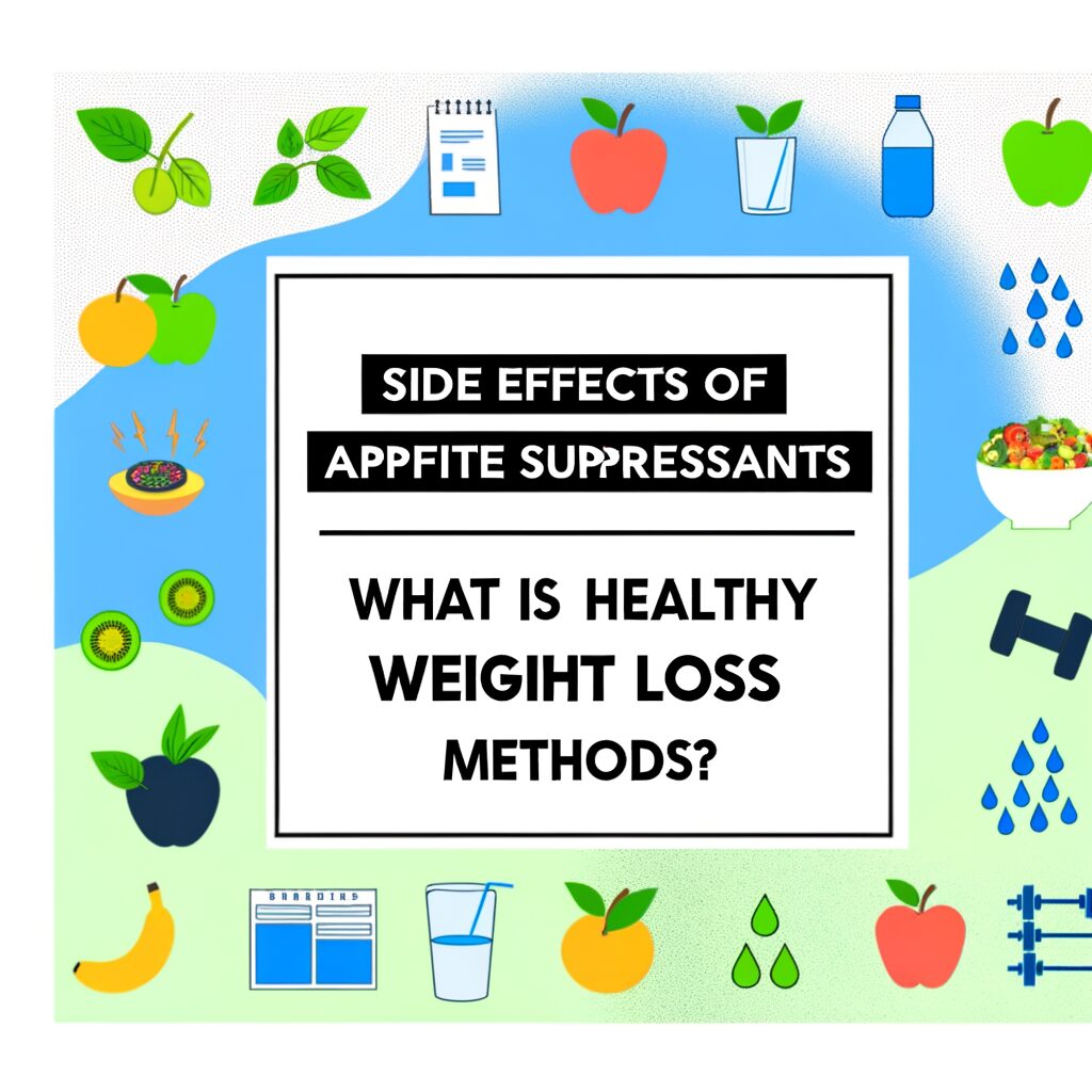 식욕억제제 부작용 총정리: 건강한 체중 감량법은?