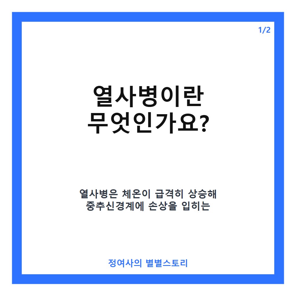 열사병응급처치 후기 열사병응급처치 방법과 주의할 점 완벽 정리 본문 이미지 1