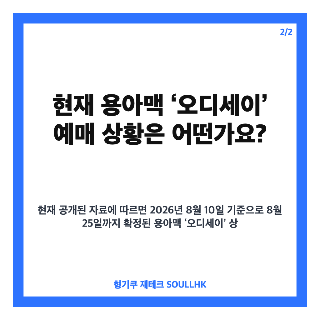 용아맥에서만: 용아맥 오디세이 예매 열기와 상영관 선택 전 확인할 점 본문 이미지 2