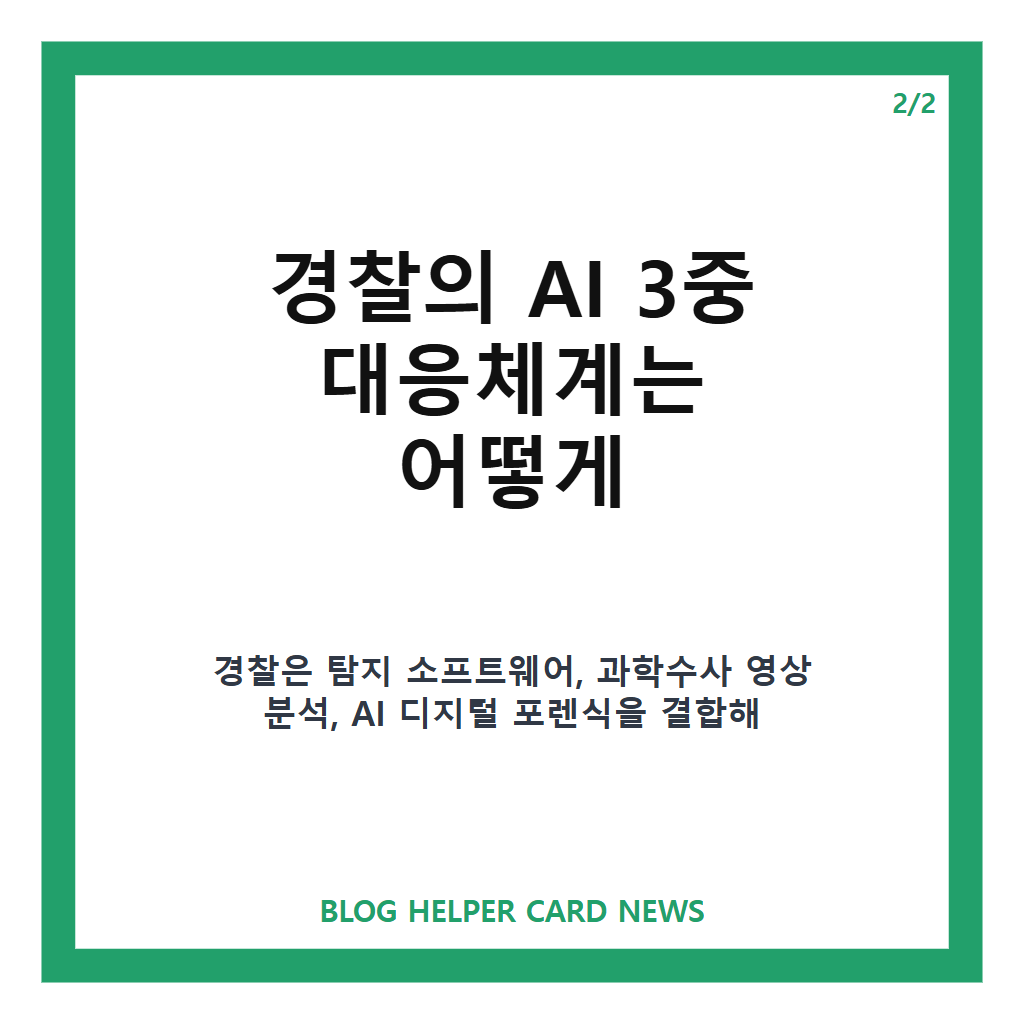 딥페이크 419명 검거는: 딥페이크 419명 검거, 경찰 AI 3중 대응 내용 정리 본문 이미지 2