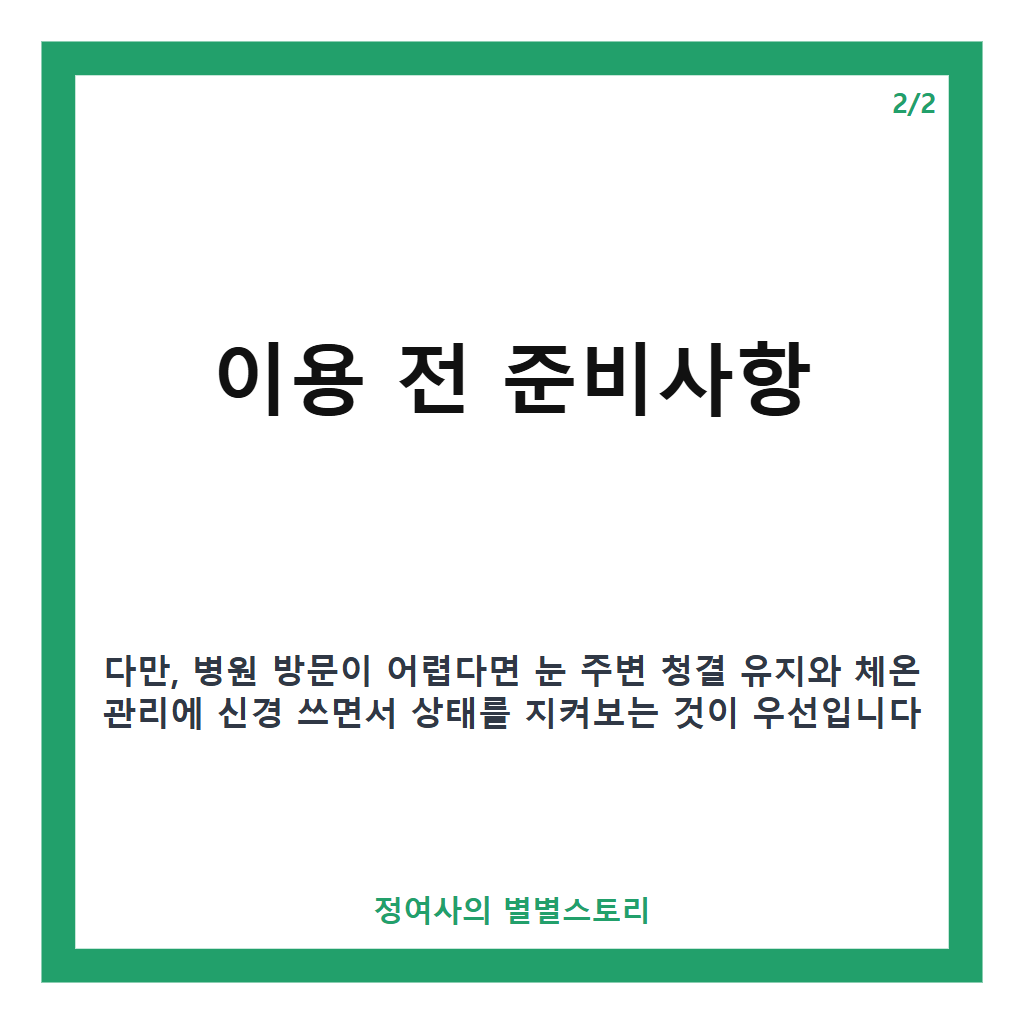 앵무새 이유조 눈 문제 핵심 정리 카드뉴스 2