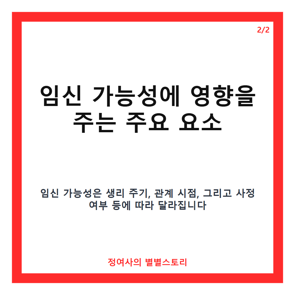 임신가능성 해결 방법 카드뉴스 2