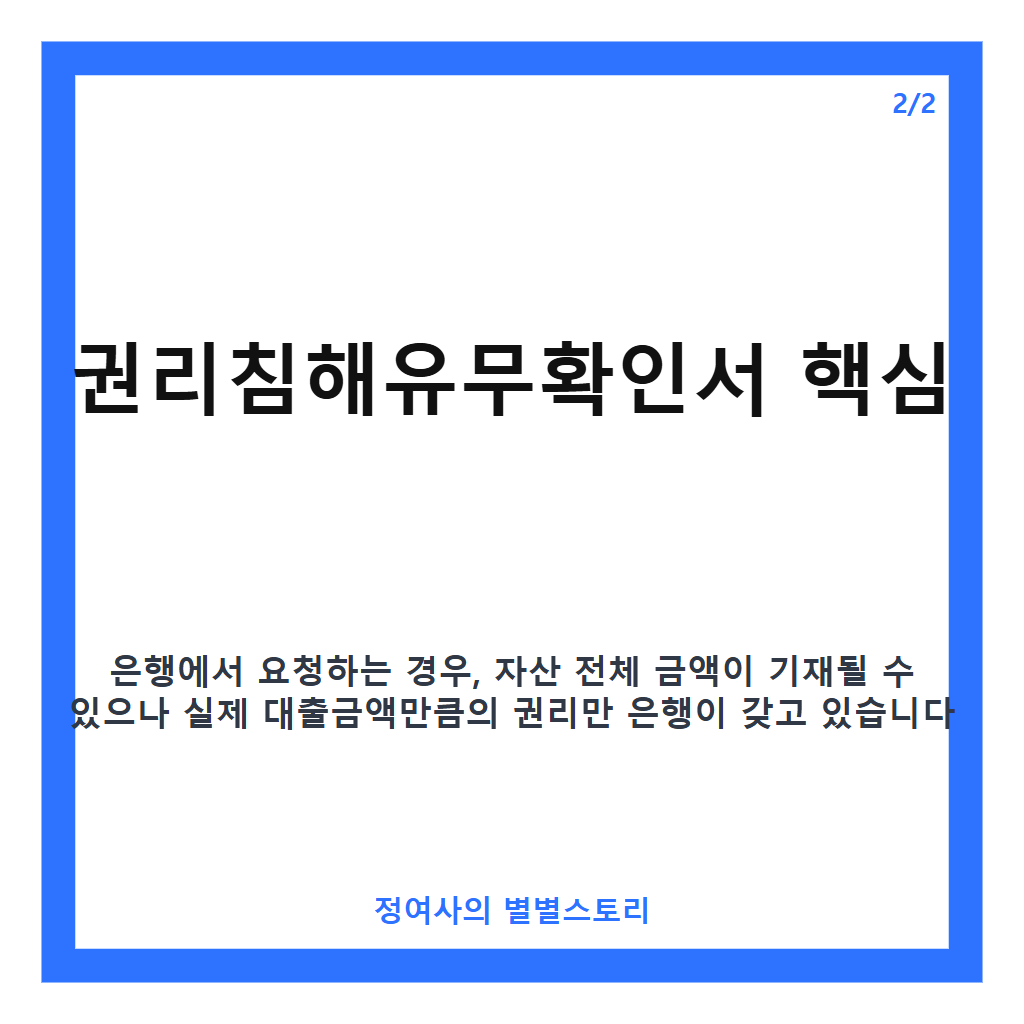 권리침해유무확인서 핵심 정리 카드뉴스 2