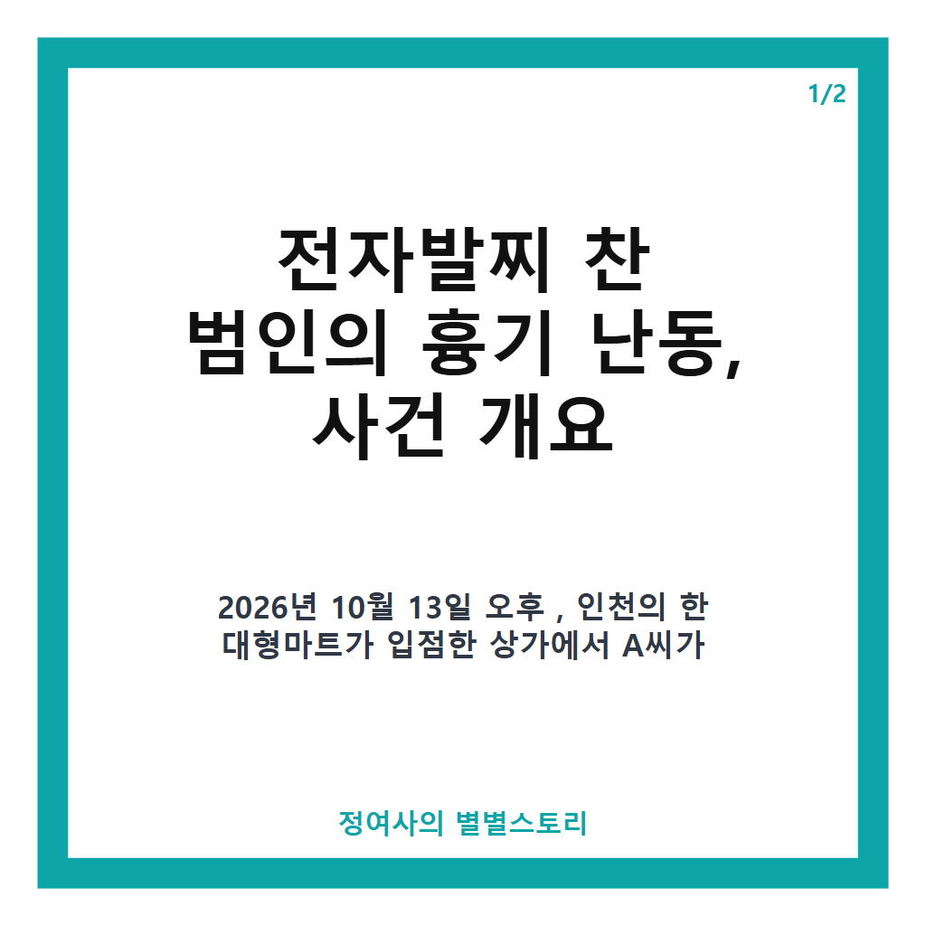전자발찌 찬 범인의 흉기 난동, 막을 수는: 전자발찌 찬 범인의 흉기 난동, 인천 대형마트 사건과 전자감독 체계 문제점 분석 본문 이미지 1
